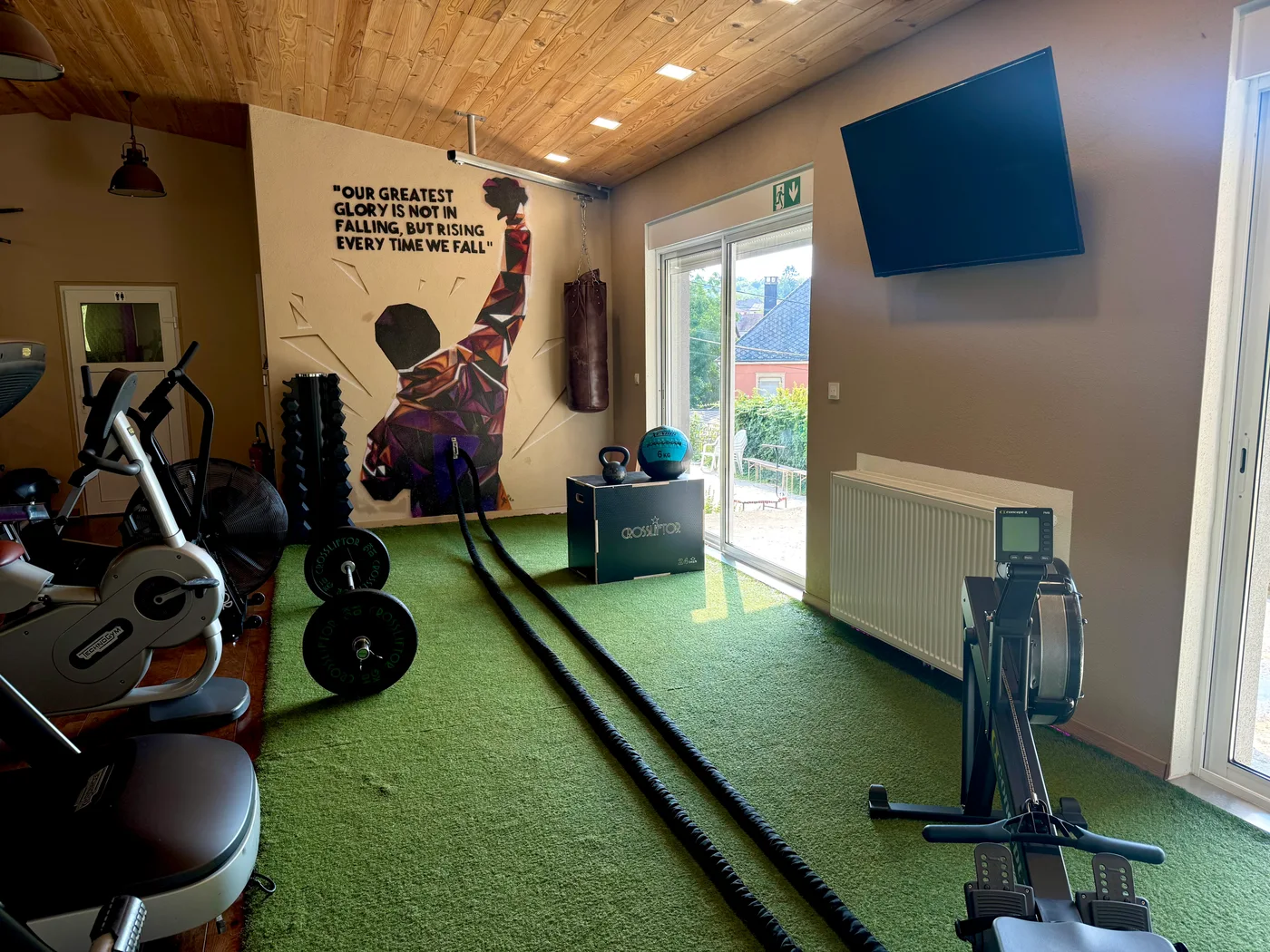 L’espace d’entraînement privatif de JS Coaching à Rédange