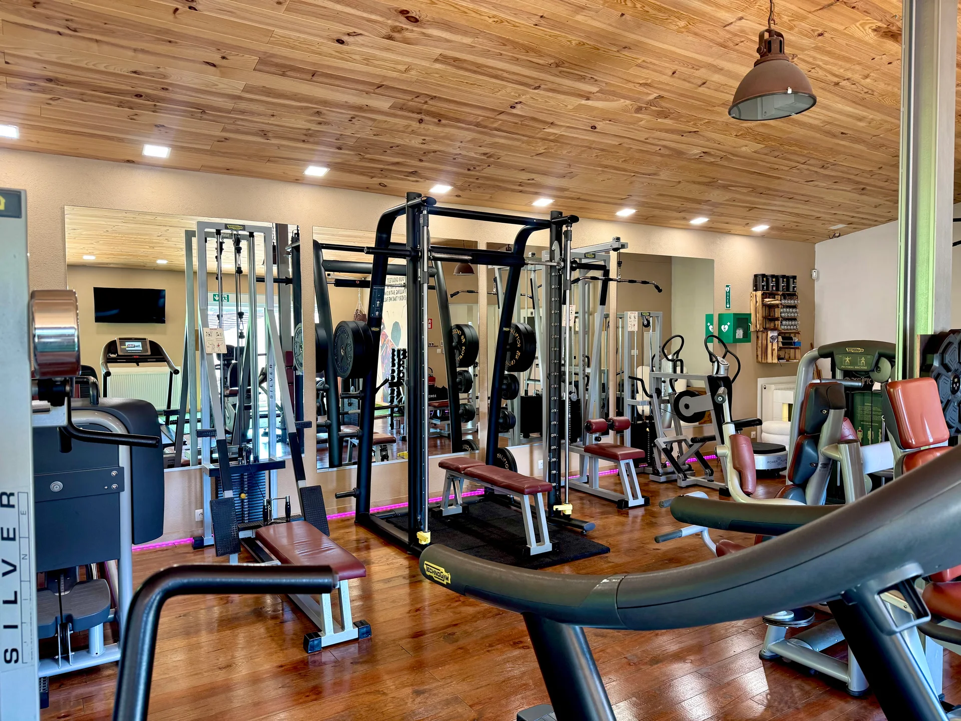 L’intérieur de la salle de sport JS Coaching à Rédange
